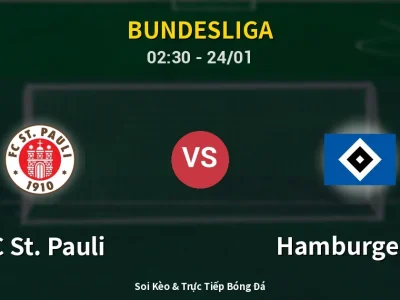 Kết Quả: FC St. Pauli 0-0 Hamburger SV – Highlight & Bàn Thắng | Bundesliga
