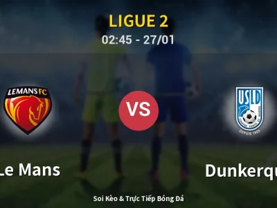 Kết Quả: Le Mans 1-0 Dunkerque – Highlight & Bàn Thắng | Ligue 2