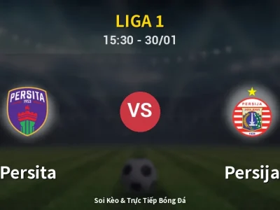 Kết Quả: Persita 0-2 Persija – Highlight & Bàn Thắng | Liga 1
