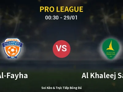 Kết Quả: Al-Fayha 3-1 Al Khaleej Saihat – Highlight & Bàn Thắng | Pro League