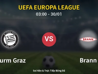 Kết Quả: Sturm Graz 1-0 Brann – Highlight & Bàn Thắng | UEFA Europa League