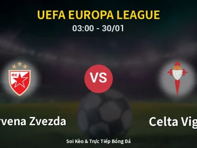 Kết Quả: FK Crvena Zvezda 1-1 Celta Vigo – Highlight & Bàn Thắng | UEFA Europa League