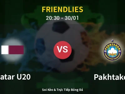 Soi Kèo Qatar U20 vs Pakhtakor – 20:30 30/01 | Nhận Định, Dự Đoán Tỷ Số