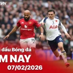 Bùng Nổ Đêm Bóng Đá 07/02: Man United Đại Chiến Tottenham, Arsenal Tấn Công, V-League Nóng Hổi 1