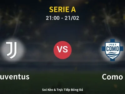 🔴 Trực Tiếp: Juventus 0-1 Como – Link Xem Serie A (Full HD)