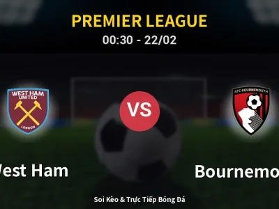 Kết Quả: West Ham 0-0 Bournemouth – Highlight & Bàn Thắng | Premier League