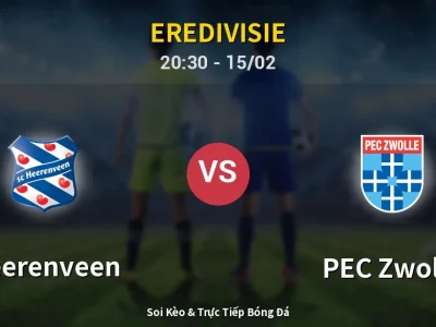 Kết Quả: Heerenveen 4-2 PEC Zwolle – Highlight & Bàn Thắng | Eredivisie