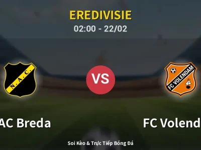 Kết Quả: NAC Breda 1-0 FC Volendam – Highlight & Bàn Thắng | Eredivisie