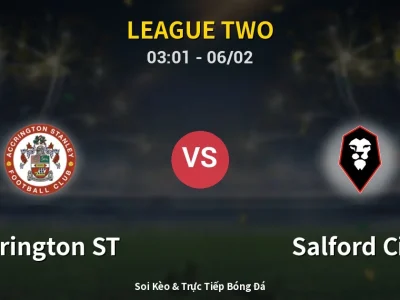 Kết Quả: Accrington ST 1-0 Salford City – Highlight & Bàn Thắng | League Two