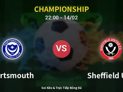 Soi Kèo Portsmouth vs Sheffield Utd – 22:00 14/02 | Nhận Định, Dự Đoán Tỷ Số