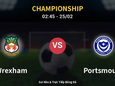 Kết Quả: Wrexham 2-1 Portsmouth – Highlight & Bàn Thắng | Championship