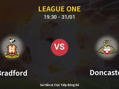 Kết Quả: Bradford 1-0 Doncaster – Highlight & Bàn Thắng | League One