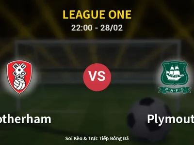 Soi Kèo Rotherham vs Plymouth – 22:00 28/02 | Nhận Định, Dự Đoán Tỷ Số
