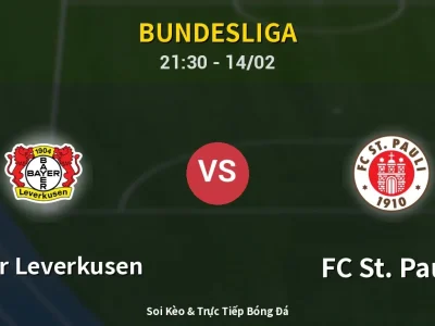 Soi Kèo Bayer Leverkusen vs FC St. Pauli – 21:30 14/02 | Nhận Định, Dự Đoán Tỷ Số
