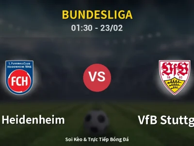 Kết Quả: 1. FC Heidenheim 3-3 VfB Stuttgart – Highlight & Bàn Thắng | Bundesliga