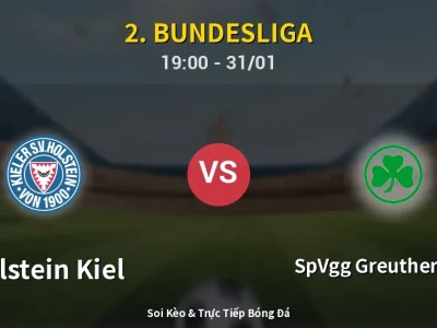 Kết Quả: Holstein Kiel 1-2 SpVgg Greuther Fürth – Highlight & Bàn Thắng | 2. Bundesliga