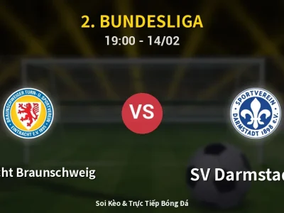 🔴 Trực Tiếp: Eintracht Braunschweig 2-0 SV Darmstadt 98 – Link Xem 2. Bundesliga (Full HD)