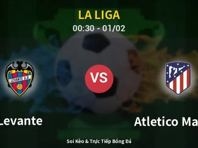 Kết Quả: Levante 0-0 Atletico Madrid – Highlight & Bàn Thắng | La Liga