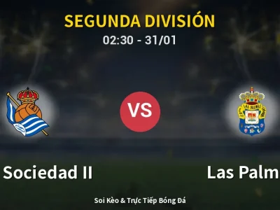 Kết Quả: Real Sociedad II 1-1 Las Palmas – Highlight & Bàn Thắng | Segunda División