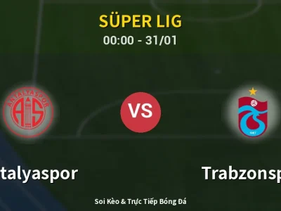 Kết Quả: Antalyaspor 1-1 Trabzonspor – Highlight & Bàn Thắng | Süper Lig