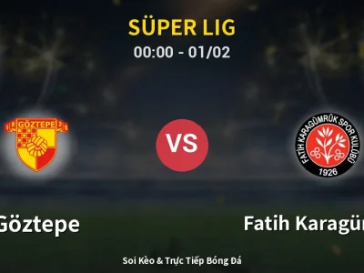 Kết Quả: Göztepe 2-1 Fatih Karagümrük – Highlight & Bàn Thắng | Süper Lig