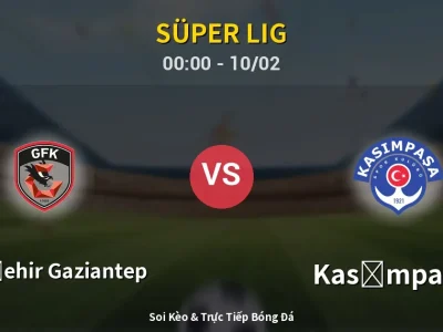 Kết Quả: Gazişehir Gaziantep 2-1 Kasımpaşa – Highlight & Bàn Thắng | Süper Lig