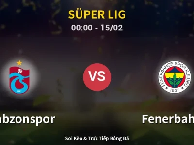 Kết Quả: Trabzonspor 2-3 Fenerbahçe – Highlight & Bàn Thắng | Süper Lig