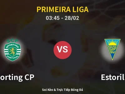Kết Quả: Sporting CP 3-0 Estoril – Highlight & Bàn Thắng | Primeira Liga