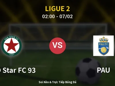 Kết Quả: RED Star FC 93 0-3 PAU – Highlight & Bàn Thắng | Ligue 2