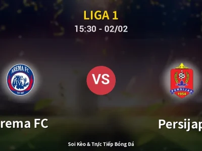 Kết Quả: Arema FC 1-0 Persijap – Highlight & Bàn Thắng | Liga 1