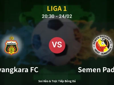 🔴 Trực Tiếp: Bhayangkara FC 1-0 Semen Padang – Link Xem Liga 1 (Full HD)