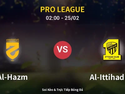 Kết Quả: Al-Hazm 1-1 Al-Ittihad FC – Highlight & Bàn Thắng | Pro League