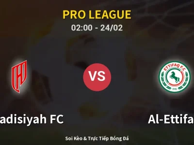 Kết Quả: Al-Qadisiyah FC 4-0 Al-Ettifaq – Highlight & Bàn Thắng | Pro League