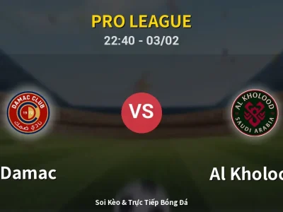 🔴 Trực Tiếp: Damac 0-0 Al Kholood – Link Xem Pro League (Full HD)