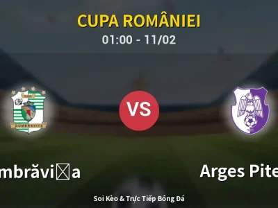 Kết Quả: Dumbrăviţa 1-2 Arges Pitesti – Highlight & Bàn Thắng | Cupa României
