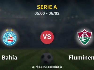 Kết Quả: Bahia 1-1 Fluminense – Highlight & Bàn Thắng | Serie A
