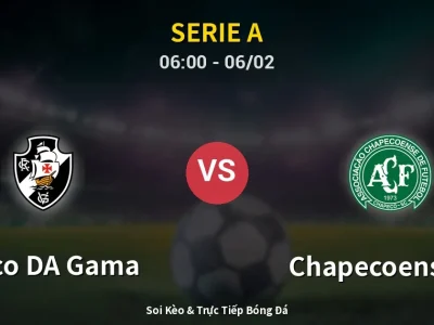 Kết Quả: Vasco DA Gama 1-1 Chapecoense-sc – Highlight & Bàn Thắng | Serie A