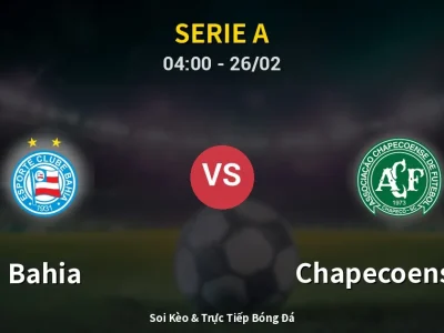 Soi Kèo Bahia vs Chapecoense-sc – 04:00 26/02 | Nhận Định, Dự Đoán Tỷ Số