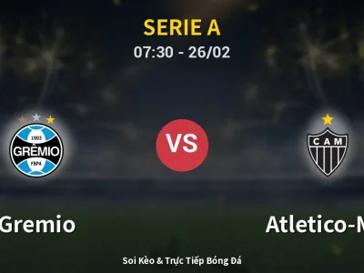 Kết Quả: Gremio 2-1 Atletico-MG – Highlight & Bàn Thắng | Serie A
