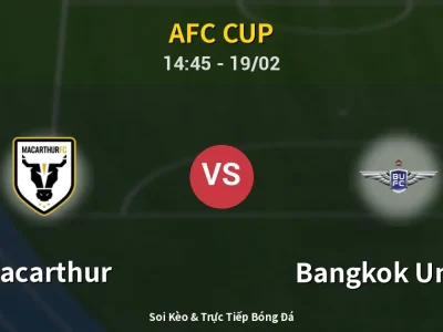 Kết Quả: Macarthur 2-2 Bangkok United – Highlight & Bàn Thắng | AFC Cup