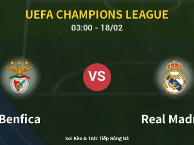 Kết Quả: Benfica 0-1 Real Madrid – Highlight & Bàn Thắng | UEFA Champions League