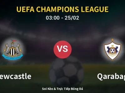 Kết Quả: Newcastle 3-2 Qarabag – Highlight & Bàn Thắng | UEFA Champions League