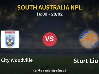 Soi Kèo White City Woodville vs Sturt Lions – 16:00 28/02 | Nhận Định, Dự Đoán Tỷ Số