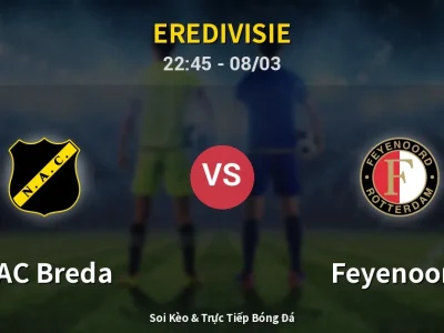 Soi Kèo NAC Breda vs Feyenoord – 22:45 08/03 | Nhận Định, Dự Đoán Tỷ Số