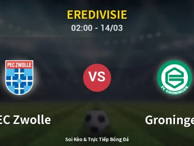 Soi Kèo PEC Zwolle vs Groningen – 02:00 14/03 | Nhận Định, Dự Đoán Tỷ Số