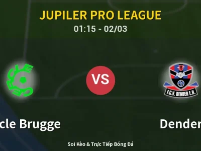 Kết Quả: Cercle Brugge 0-0 Dender – Highlight & Bàn Thắng | Jupiler Pro League