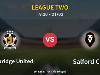 🔴 Trực Tiếp: Cambridge United 1-0 Salford City – Link Xem League Two (Full HD)