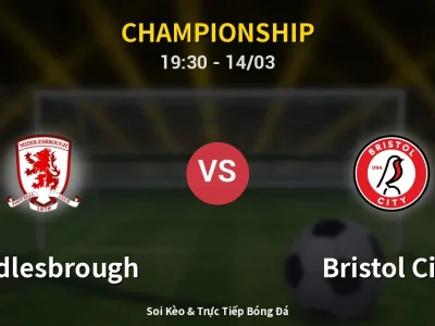 Kết Quả: Middlesbrough 1-1 Bristol City – Highlight & Bàn Thắng | Championship
