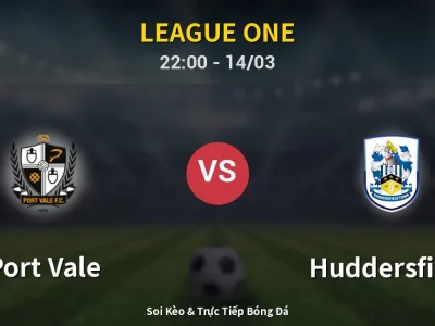 🔴 Trực Tiếp: Port Vale 0-0 Huddersfield – Link Xem League One (Full HD)