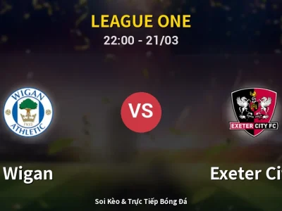 Soi Kèo Wigan vs Exeter City – 22:00 21/03 | Nhận Định, Dự Đoán Tỷ Số